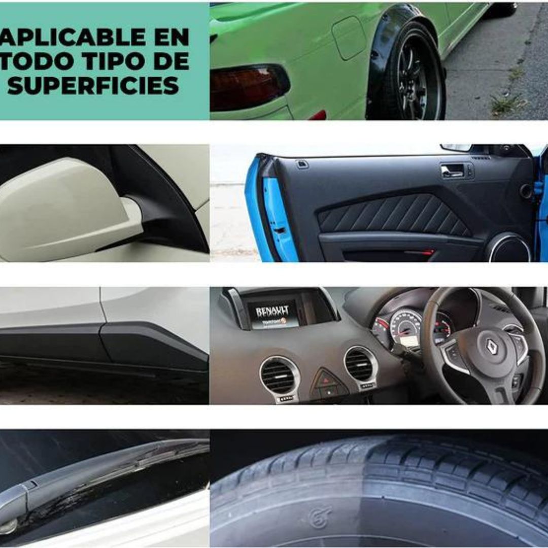 CleanPro®: 2 x 1 - Restaurador de partes negras