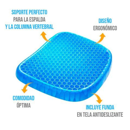 Asiento de Gel Ergonometrico Flexible
